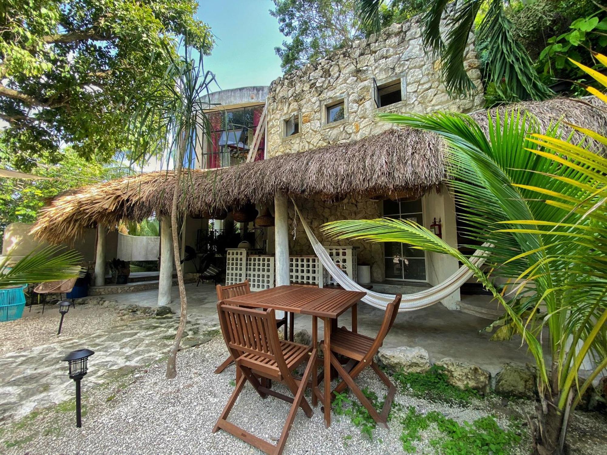 Elmar Hostel Bacalar Bagian luar foto