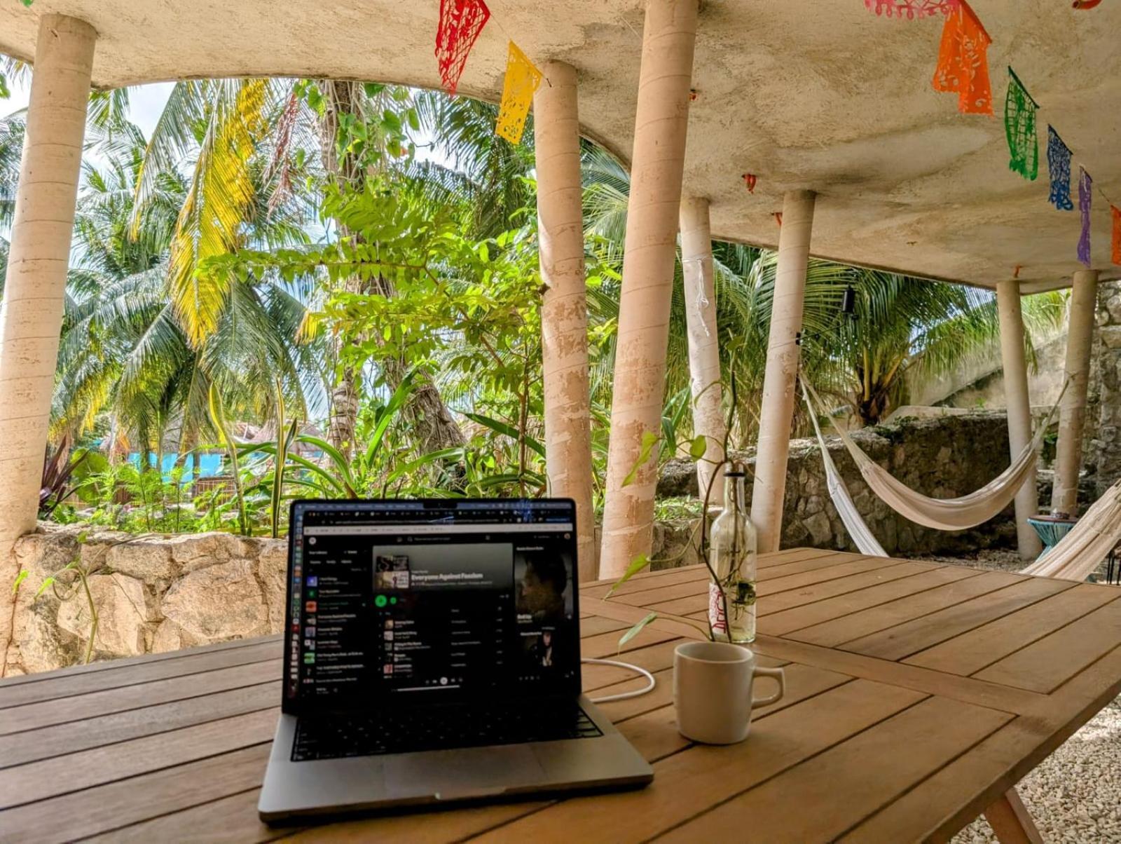 Elmar Hostel Bacalar Bagian luar foto